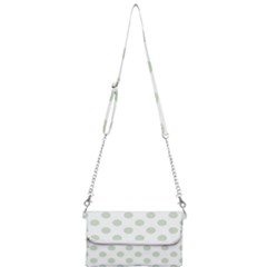 Green Dots Modern Pattern Paper Mini Crossbody Handbag