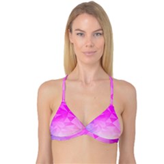 Low Poly Triangle Pattern Reversible Tri Bikini Top by Wegoenart