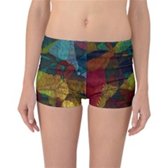 Background Color Template Abstract Reversible Boyleg Bikini Bottoms