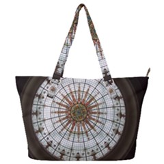 Dome Glass Architecture Glass Dome Full Print Shoulder Bag by Wegoenart