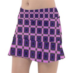 Seamless Texture Pattern Tile Tennis Skirt