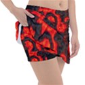 Lava Planet Space Universe Fire Tennis Skirt View3