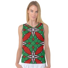 Christmas Seamless Pattern Xmas Women s Basketball Tank Top