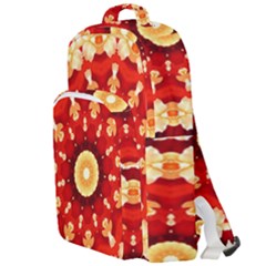 Abstract Art Abstract Background Double Compartment Backpack