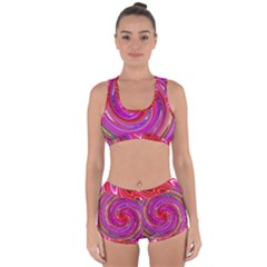 Abstract Art Abstract Background Racerback Boyleg Bikini Set