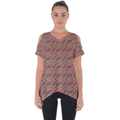 Colorful Background Colorful Backdrop Cut Out Side Drop Tee