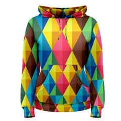 Background Colorful Abstract Women s Pullover Hoodie by Wegoenart