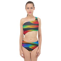 Abstarct Pattern Colorful Background Spliced Up Two Piece Swimsuit by Wegoenart