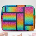 Background Colorful Abstract Make Up Pouch (Large) View1