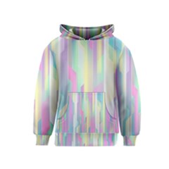 Background Abstract Pastels Kids  Pullover Hoodie by Wegoenart