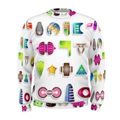 Shapes Abstract Set Pack Men s Sweatshirt by Wegoenart