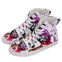 Befunky Mgclothingstore Jpg Men s Hi-top Skate Sneakers by mgfiretestedshop