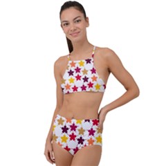 Background Abstract Art High Waist Tankini Set