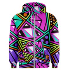 Background Abstract Pattern Men s Zipper Hoodie by Wegoenart