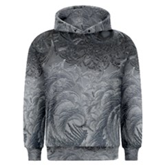 Abstract Ice Frost Crystals Frozen Men s Overhead Hoodie by Wegoenart