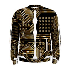 Brain Circuit Board Pcb Computer Men s Sweatshirt by Wegoenart