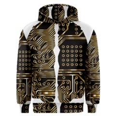 Brain Circuit Board Pcb Computer Men s Overhead Hoodie by Wegoenart