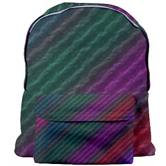 Background Texture Pattern Giant Full Print Backpack by Wegoenart