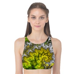 Fractal Mobius Dragon Marijuana Tank Bikini Top by Wegoenart