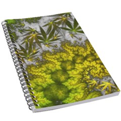 Fractal Mobius Dragon Marijuana 5 5  X 8 5  Notebook