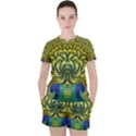 Fractal Tree Abstract Fractal Art Women s Tee and Shorts Set View1