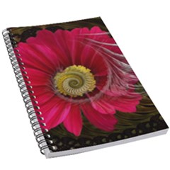 Fantasy Flower Fractal Blossom 5 5  X 8 5  Notebook