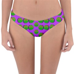 The Happy Eyes Of Freedom In Polka Dot Cartoon Pop Art Reversible Hipster Bikini Bottoms by pepitasart