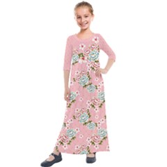  Kids  Quarter Sleeve Maxi Dress