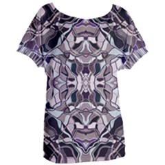 Abstract #8   I   Aquatic 6000 Women s Oversized Tee by KesaliSkyeArt