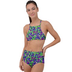 Nocturnal High Waist Tankini Set by artifiart