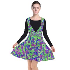 Nocturnal Plunge Pinafore Dress by artifiart