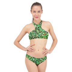 Sylvan High Neck Bikini Set by artifiart