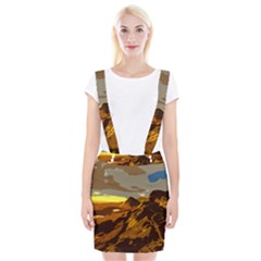 Scotland Monti Mountains Mountain Braces Suspender Skirt