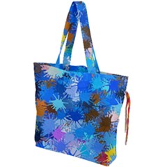 Color Colors Abstract Colorful Drawstring Tote Bag by Pakrebo