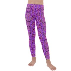 Paradise Blossom Tree On The Mountain High Kids  Lightweight Velour Leggings