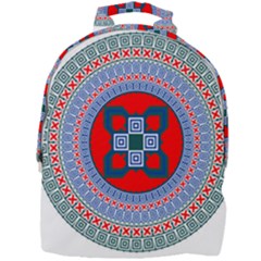 Design Circular Aztec Symbol Mini Full Print Backpack by Pakrebo