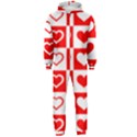 Background Card Checker Chequered Hooded Jumpsuit (Men)  View1