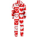 Background Card Checker Chequered Hooded Jumpsuit (Men)  View2