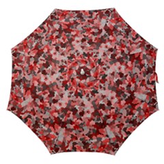 Black Red  Straight Umbrellas by artifiart