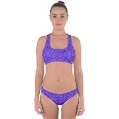 Blur Cross Back Hipster Bikini Set by artifiart