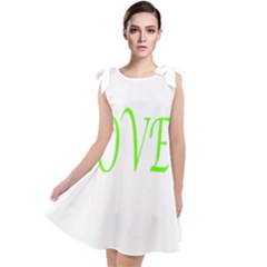 I Lovetennis Tie Up Tunic Dress