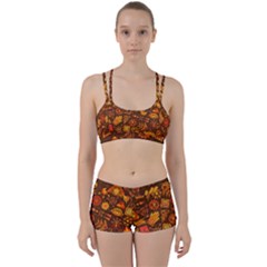 Pattern Background Ethnic Tribal Perfect Fit Gym Set by Pakrebo