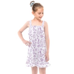 Tropical Pattern Kids  Overall Dress