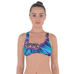 Fractal Mandelbrot Mathematical Got No Strings Sports Bra by Pakrebo