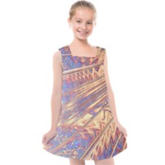 Flourish Artwork Fractal Expanding Kids  Cross Back Dress