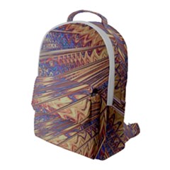 Flourish Artwork Fractal Expanding Flap Pocket Backpack (large) by Pakrebo