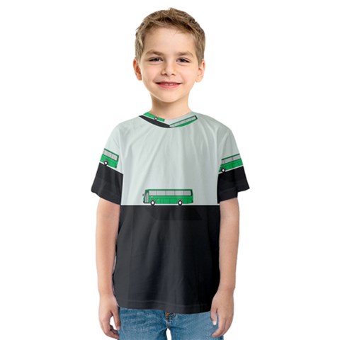 Bus Kids  Sport Mesh Tee by Valentinaart