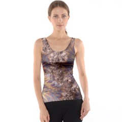 Puckered Fractal Artwork Design Tank Top by Pakrebo