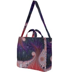 Fractal Art Artwork Design Square Shoulder Tote Bag