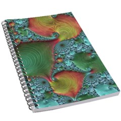 Fractal Art Colorful Pattern 5 5  X 8 5  Notebook by Pakrebo